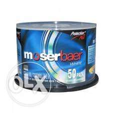 Moserbaer pack of 50 cd sealed 700MB each