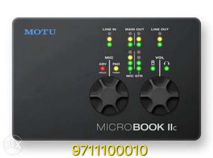 Motu micro book 2 brand new sound card Only 4 use