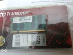 New Laptop DDR2 RAM 2GB 800 Transcend in Tetra