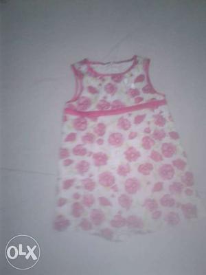 Pure cotton frock for girl 2 or 3 years old