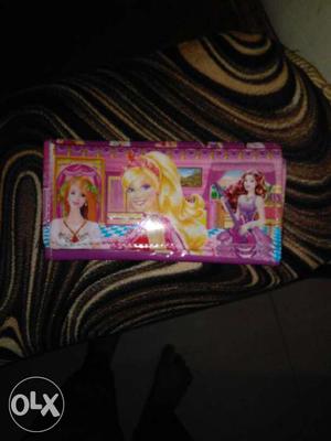 Purple Barbie-printed Bag
