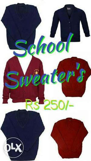 School Sweaters Home Delivery Service Available