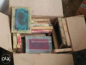 Screen print frames and paints