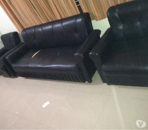 Sofa set and steel cot available for IMMEDIATE sale