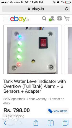 Tank water level indicator. Lowest price ever. No