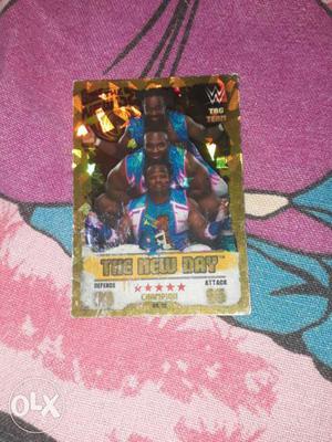 The New Day WWE Wrestling Collectible Card