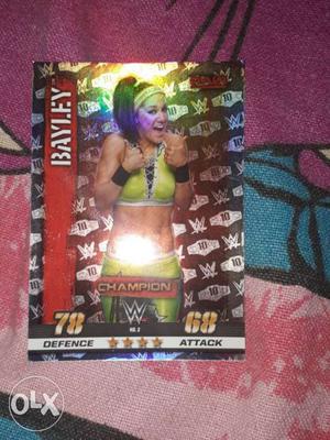 WWE Bayley Trading Card