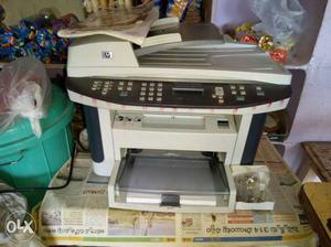 White And Black HP Multi-function Printer