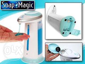 White Soap Magic Dispenser Collage