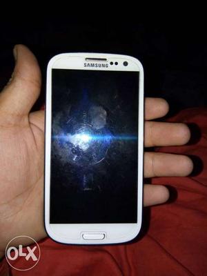1 years old Samsung Galaxy S3 New condition white