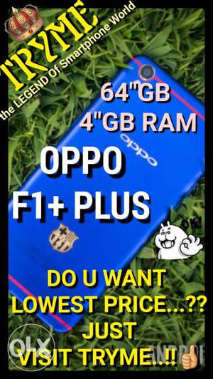 4GB RAM 64GB Oppo F1+ Plus Dual Sim 4G Network