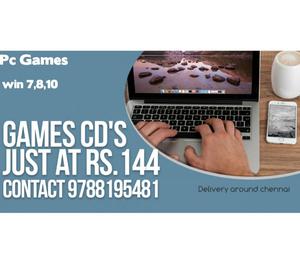 ALL GAME CD'S AT RS.144 Chennai