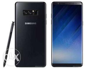 Brand new Samsung note 8 3 days use black colour india