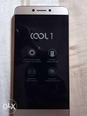 Coolpad cool 1 cellphone only 3 month use in