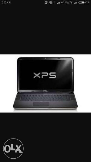 Laptop Dell with 500gb HDD gb ram core i7 processor