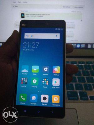 Mi4i 1 year old, brand new condition, bill. URGENT, POSSIBLY
