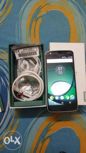 Moto z play 8 months old in excellent condition with all