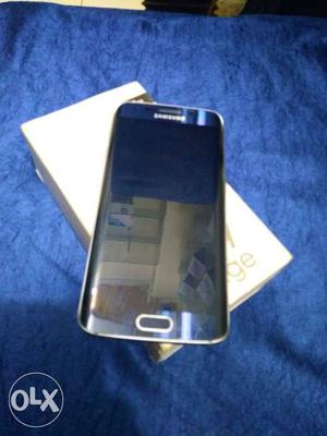 New condition Samsung galaxy s6 edge 64gb blue 1