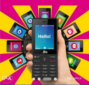 New sealed pack of jio feature phone