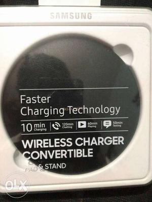 New unused wireless charger convertible. Faster