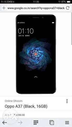 Oppo a37fw black colour 1 month used volte