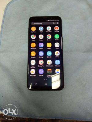 Samsung Galaxy s8 bill full kit 4 months used dubble sim