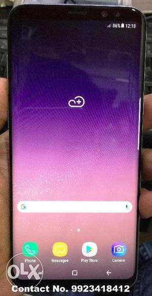 Samsung S8 Plus (Orchid Grey) Only 2 Months Used Latest Rich