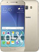 Samsung galaxy A8 gold and black in colour less