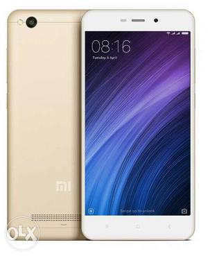 Seal pack redmi 4A 3gb 32gb box pack mobile with one year