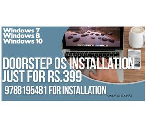 WINDOWS OS INSTALLATION AT RS.399 Cuddalore