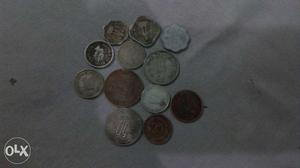 12 old coins  onwards