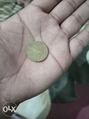 20 Gold Round Coin