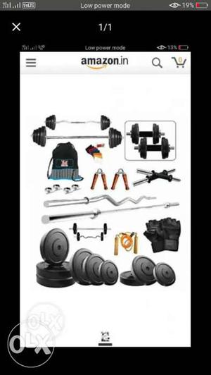 Barbell, Dumbbell, And Weight Plate Lot Screenshot
