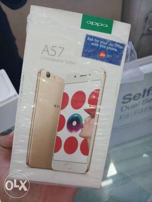 Brand new oppo a57. 1day used only. With all