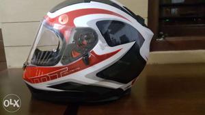 MT brand helmet with double Viser hardly used