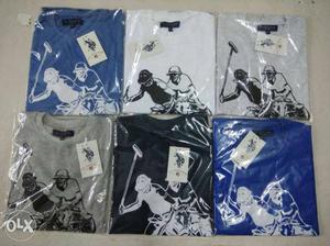 Men's Branded Round Neck T shirts.. Us polo,