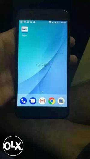 Mi a1 is availble now gold and black clr 4gb+64gb