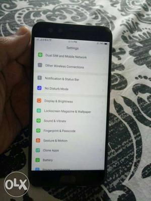 Oppo f3 black like new condition withh bill box