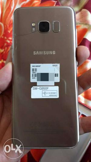 Samsung galaxy S8 64GB Gold color veriant Box