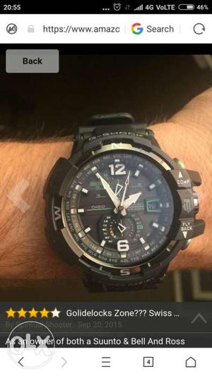 Unique G shock watch contain all working program