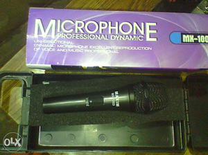 Black Microphone In Case