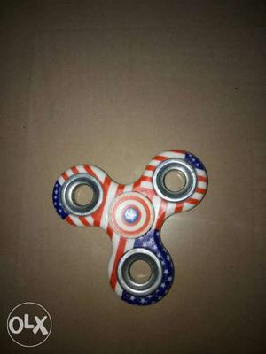 Captain America Shield Print Hand Spinner