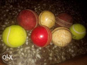 I have 5 leather ball 2 white 3 Brown and 2