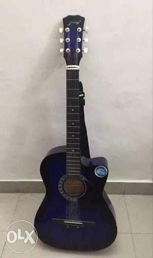 One year old guitar in fully working condition