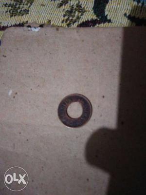 Round Black Commemorative Coin