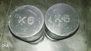 Two 6 Kilos Fixed Weight Dumbbells