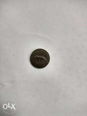  coin George King emperor, quarter rupee