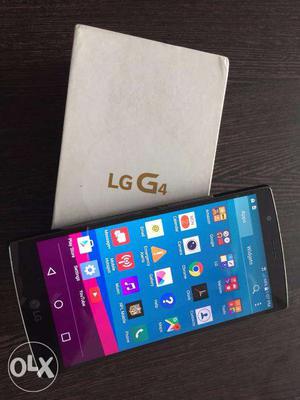 LG G4 32gb single SIM look like a NEW phone,Black Leather