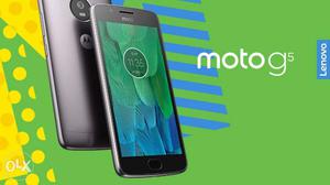 Moto g5 3month old new condition online set hai without bill