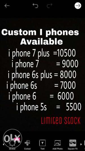 My no  i phone available in best price